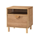 MESA DE NOCHE ACABADO DE MADERA 7283