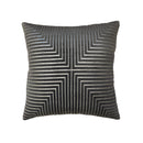 ***CUSHION WITH FILLER VACUUM FOIL PRINT ON COTTON VELVET BACK PLAIN