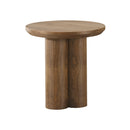 MESA LATERAL ACABADO DE MADERA