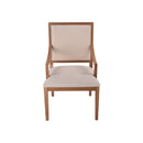 SILLA DE COMEDOR EN TELA BEIGE