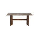 DINING TABLE TOP: SINTERED STONE BASE: MDF WITH 3D PAPER