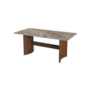DINING TABLE TOP: SINTERED STONE BASE: MDF WITH 3D PAPER