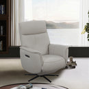 BUTACA RECLINABLE ELECTRICA CON FRENTE DE PIEL GRIS