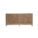 CREDENZA DE 4 PUERTAS ACABADO EN MADERA