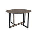 MESA DE CENTRO ACABADO DE MADERA Y PATAS NEGRAS