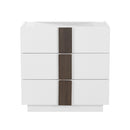 GAVETERO BLANCO Y MARRON