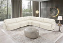 SOFA SECCIONAL ESTACIONARIO EN TELA BEIGE 5PCS