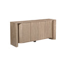 CREDENZA ACABADO EN MADERA NATURAL
