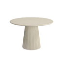 MESA DE CENTRO EN MADERA BLANCA