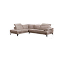 SOFA SECCIONAL ESTACIONARIO IZQUIERDO EN TELA MARRON