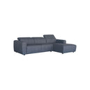 SOFA SECCIONAL ESTACIONARIO EN TELA GRIS