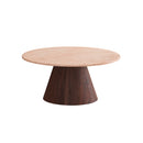 MESA DE CENTRO CON TOPE DE MÁRMOL ARTIFICIAL Y BASE MDF