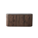 BUFETERA CON TOPE DE MARMOL ARTIFICIAL Y BASE MDF