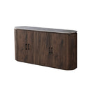 BUFETERA CON TOPE DE MARMOL ARTIFICIAL Y BASE MDF