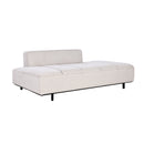 CHAISE LOUNGE TAPIZADO EN TELA BEIGE