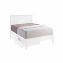 MACARENA CAMA DOBLE FULL CON TRUNDLE BLANCO