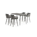 SET DE COMEDOR DE EXTERIOR GRIS CHAMPAN