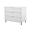 GAVETERO TALLBOY EN BLANCO DE TRES GAVETAS