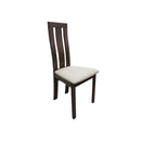 SILLA DE COMEDOR MAGNOLIA EN MADERA Y TELA BEIGE