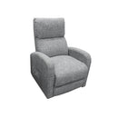 BUTACA RECLINABLE EN TELA GRIS CON SISTEMA ELECTRICO