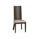 SILLA DE COMEDOR ELEGANT EN TELA BEIGE Y MADERA
