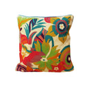 HAND EMBROIDERED WOOLEN CUSHION MULTI 20X20