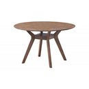 MESA DE COMEDOR REDONDA ACABADO EN MADERA