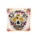 *****JUTE EMBROIDERED CUSHION COVER