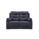 SOFA ESTACIONARIO DE 2 ASIENTOS EN TELA GRIS