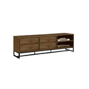 MESA DE TV ACABADO EN MADERA MARRON