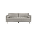 *****SOFA ESTACIONARIO SAMPSON DE 3 ASIENTOS EN TELA APOLLO CHROME
