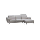 SOFA SECCIONAL ESTACIONARIO DERECHO EN TELA BEIGE