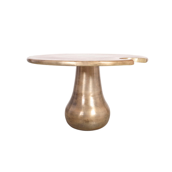 MESA DE CENTRO DORADA