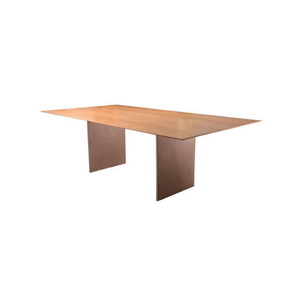 MESA DE COMEDOR LIBRA SLIM MOEDA TOPE DE ACABADO DE MADERA