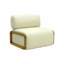 POLTRONA VOGUE CURVE NATURAL TEC8O