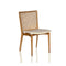 ***SILLA DE COMEDOR SKY 03 TEJIDO 1035  Y REJILLA MARRON