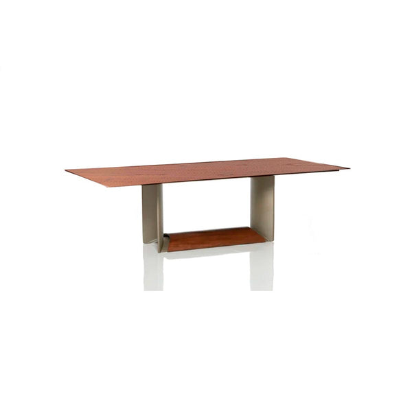 MESA JANTAN FLORA CASTANHO, LACA BRONZE FOSCO, TOP CASTANHO