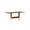 MESA JANTAN FLORA CASTANHO, LACA BRONZE FOSCO, TOP CASTANHO