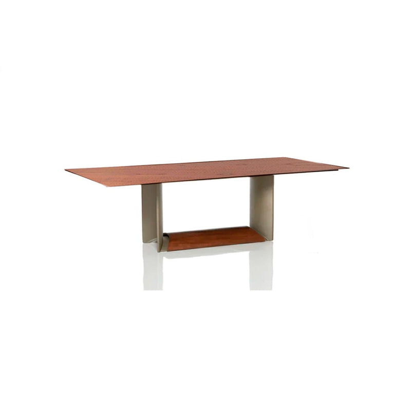 MESA JANTAN FLORA CASTANHO, LACA BRONZE FOSCO, TOP CASTANHO