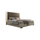 CAMA QUEEN "FEB-01" + 1 MESA DE NOCHE -2PCS