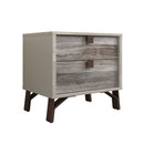 CAMA QUEEN "FEB-01" + 1 MESA DE NOCHE -2PCS