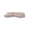 SOFA SECCIONAL ESTACIONARIO BELFAST EN TELA BEIGE
