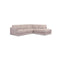 SOFA SECCIONAL ESTACIONARIO BELFAST EN TELA BEIGE