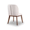 SILLA DE COMEDOR EN TELA BEIGE, PATAS HS503
