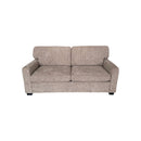 SOFA CAMA EN TELA MARRON
