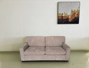 SOFA CAMA EN TELA MARRON