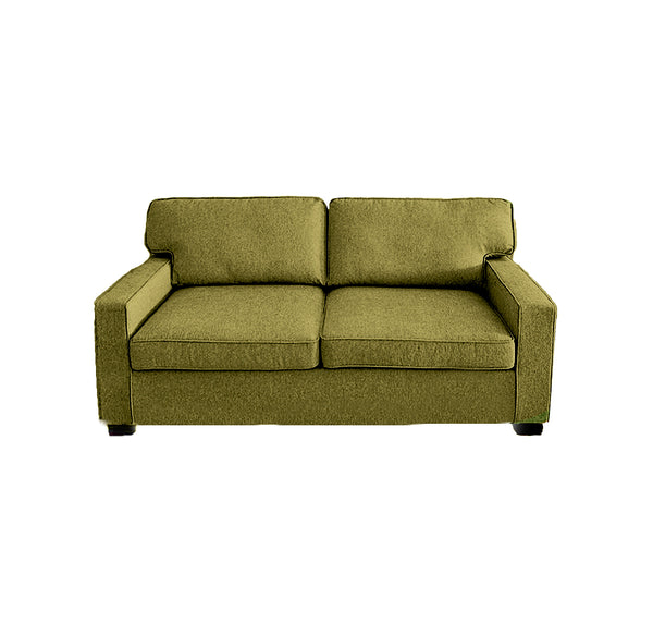 SOFA CAMA EN TELA VERDE