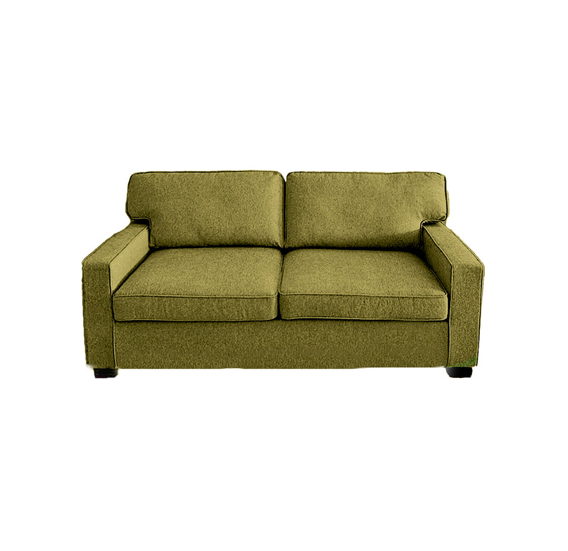 SOFA CAMA EN TELA VERDE