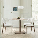 SILLA DE COMEDOR PRINCE TELA OFF WHITE