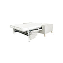 SOFA CAMA EN TELA BEIGE